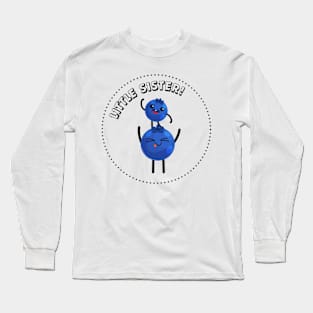 Little Sister Blueberry Long Sleeve T-Shirt